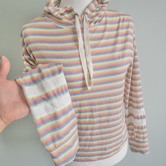 Butter Soft Rainbow Hoodie - Picture 4 of 5